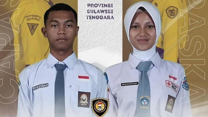 Dari 119 Ribu Pendaftar, Dua Siswa Sultra Berhasil Lolos Paskibraka Nasional 2026